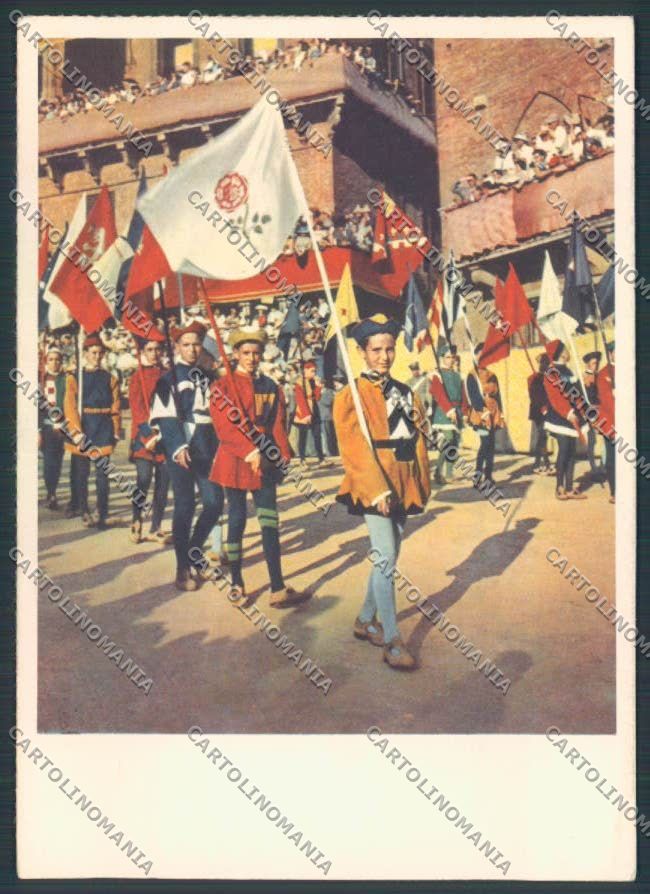 Siena città Sfilata Paggi FG cartolina ZF3871 – fronte