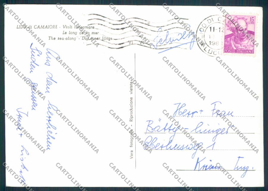 Lucca Lido di Camaiore foto FG cartolina ZF3978 – retro