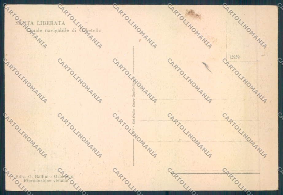 Grosseto Orbetello Santa Liberata FG cartolina ZF3993 – retro
