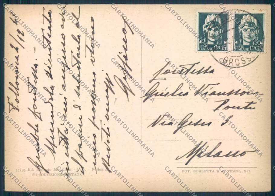 Grosseto Follonica FG cartolina ZF4008 – retro