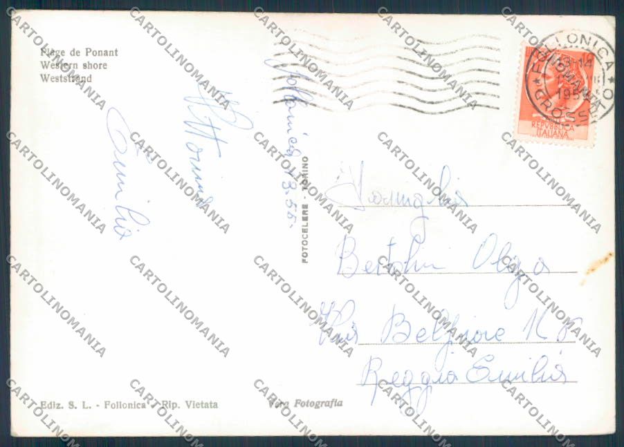 Grosseto Follonica foto FG cartolina ZF4011 – retro