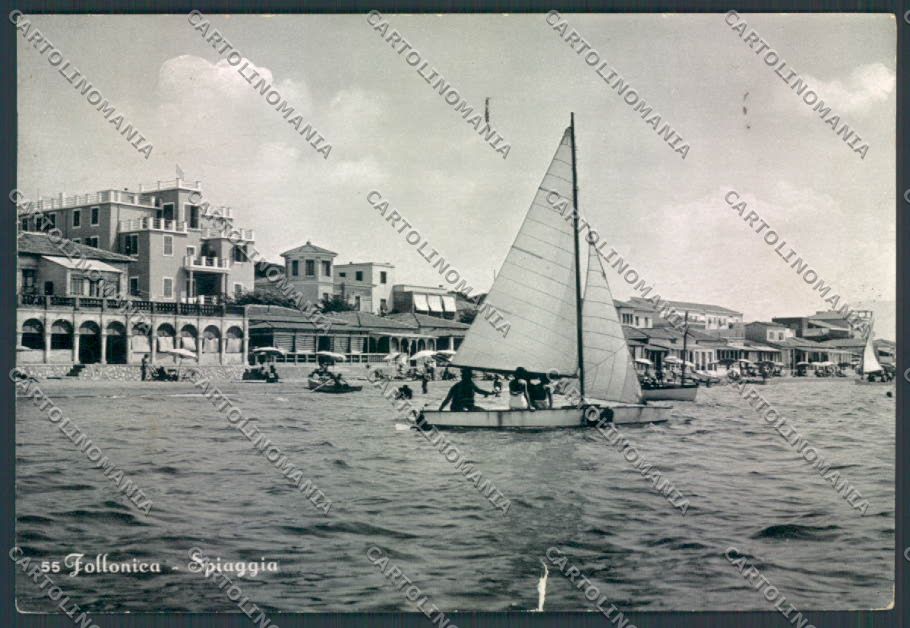 Grosseto Follonica STRAPPO foto FG cartolina ZF4013 – fronte