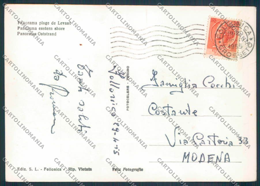 Grosseto Follonica foto FG cartolina ZF4017 – retro