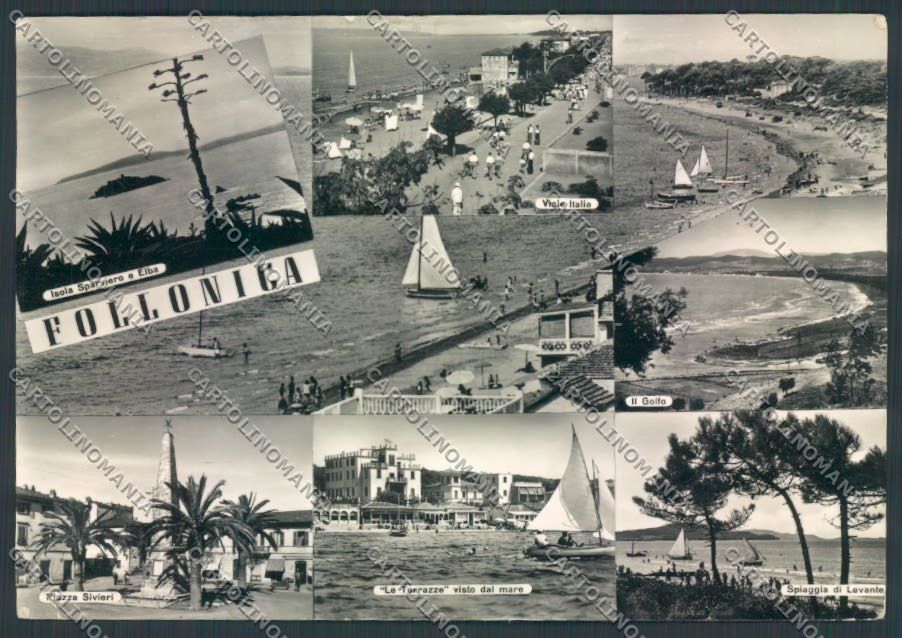 Grosseto Follonica PIEGHINA foto FG cartolina ZF4020 – fronte