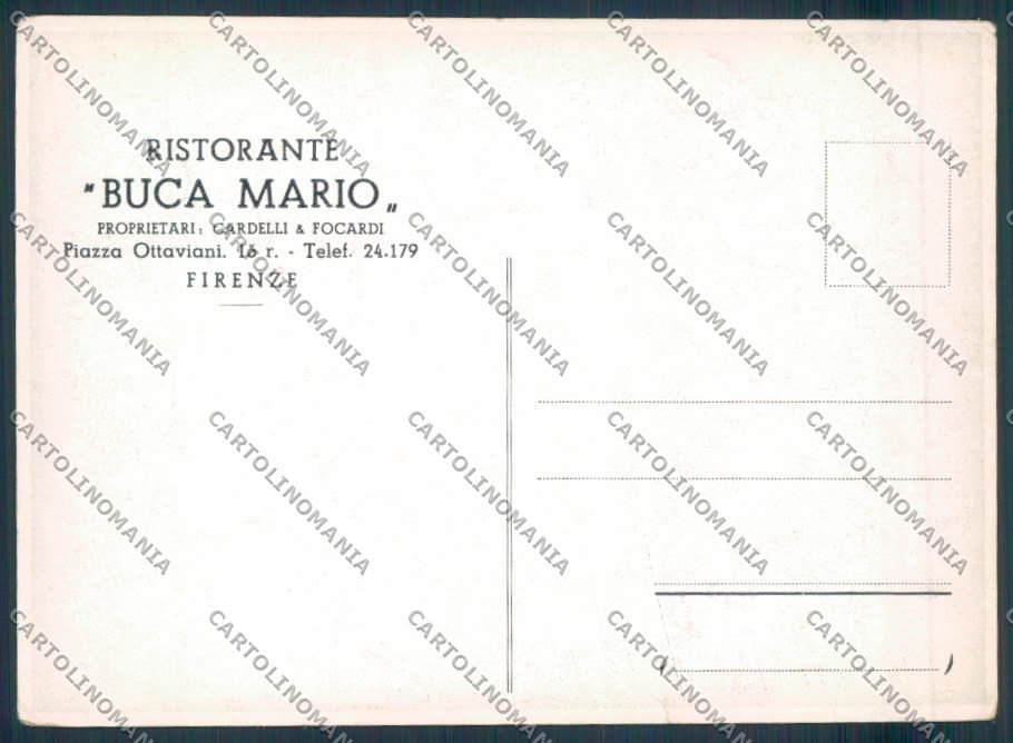 Firenze città Pubblicitaria FG cartolina ZF4028 – retro