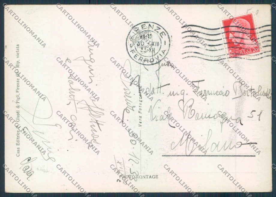 Firenze città foto FG cartolina ZF4066 – retro