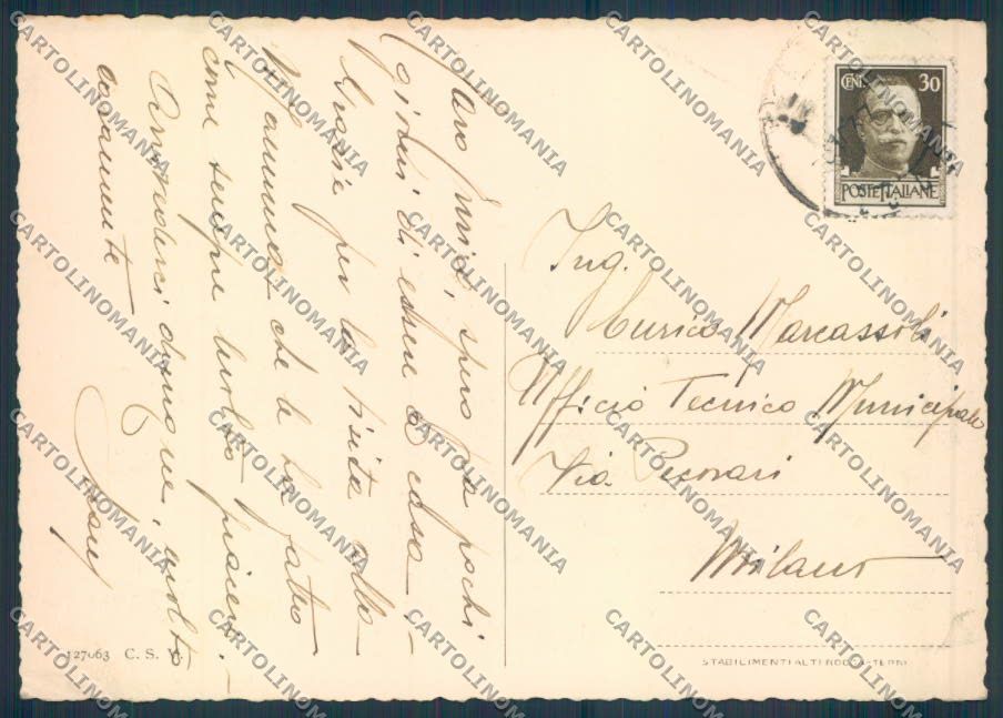 Lucca Viareggio PIEGHINE FG cartolina ZF4111 – retro