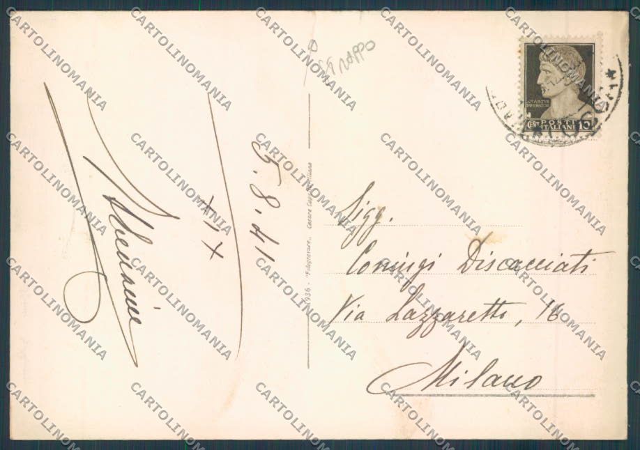 Lucca Viareggio STRAPPO FG cartolina ZF4152 – retro