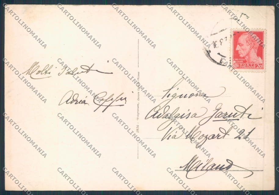 Lucca Viareggio FG cartolina ZF4153 – retro