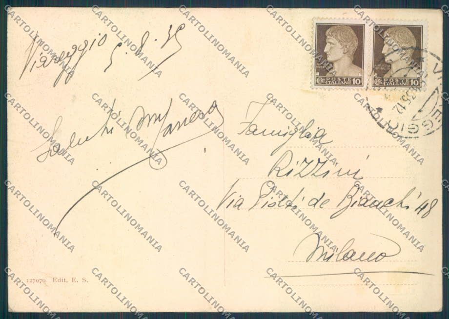 Lucca Viareggio Viale Marconi FG cartolina ZF4172 – retro