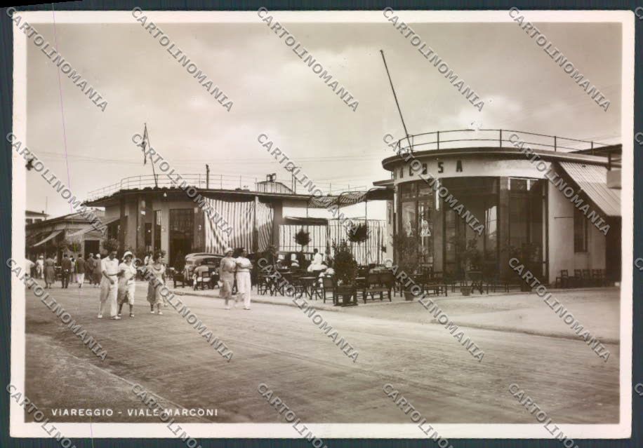 Lucca Viareggio Viale Marconi foto FG cartolina ZF4197 – fronte