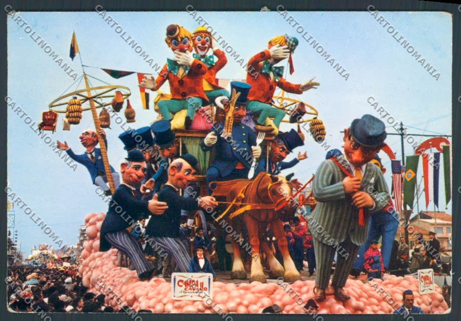 Lucca Viareggio Carnevale foto FG cartolina ZF4207 – fronte