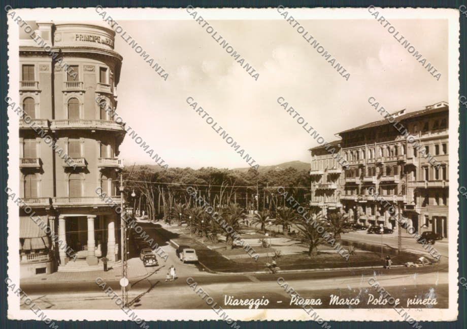 Lucca Viareggio Piazza Marco Polo foto FG cartolina ZF4216 – fronte
