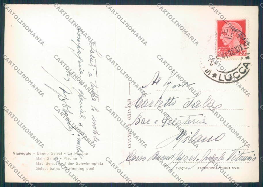Lucca Viareggio foto FG cartolina ZF4219 – retro