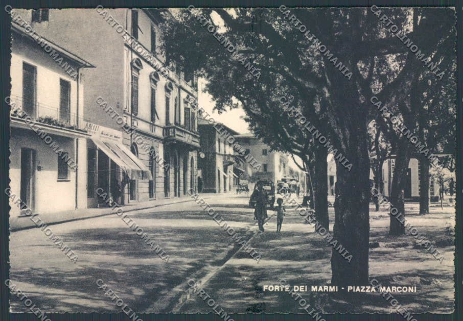 Lucca Forte dei Marmi piazza Marconi FG cartolina ZF4228 – fronte