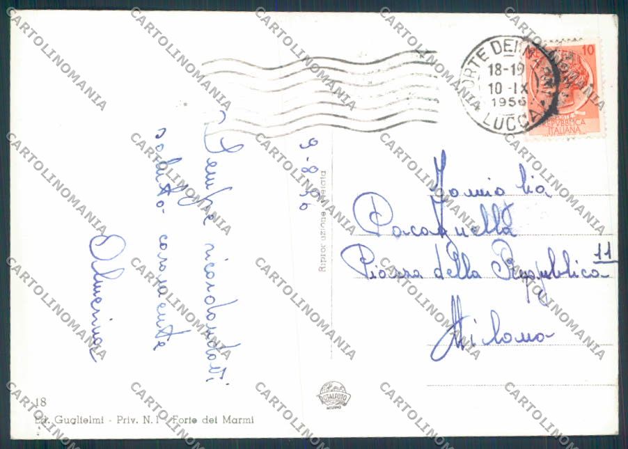 Lucca Forte dei Marmi foto FG cartolina ZF4272 – retro
