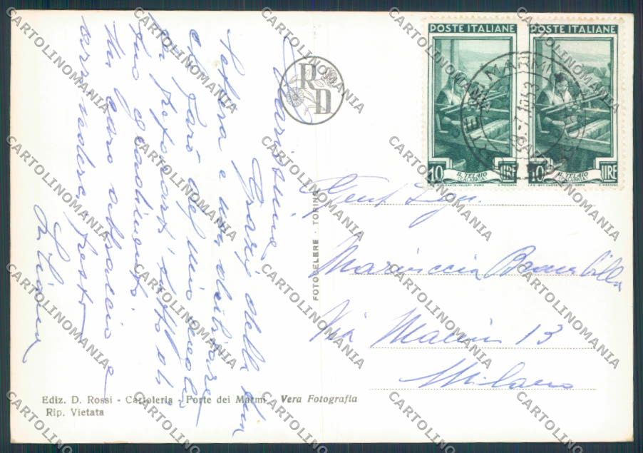Lucca Forte dei Marmi foto FG cartolina ZF4273 – retro