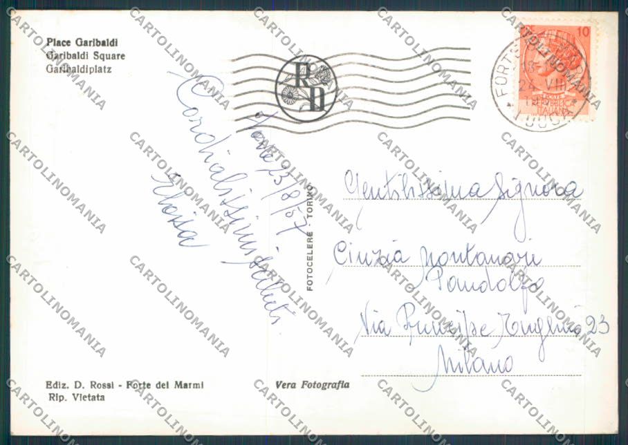 Lucca Forte dei Marmi foto FG cartolina ZF4274 – retro