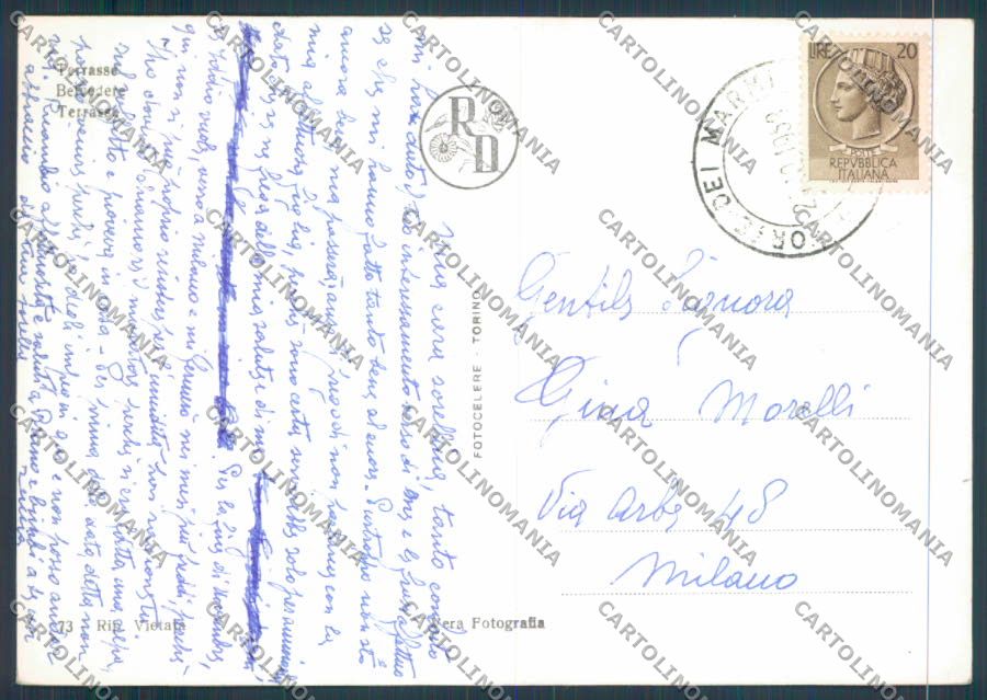 Lucca Forte dei Marmi Vespa foto FG cartolina ZF4280 – retro