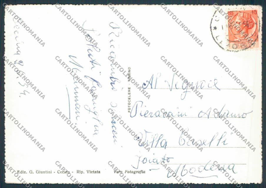 Livorno Cecina foto FG cartolina ZF4319 – retro