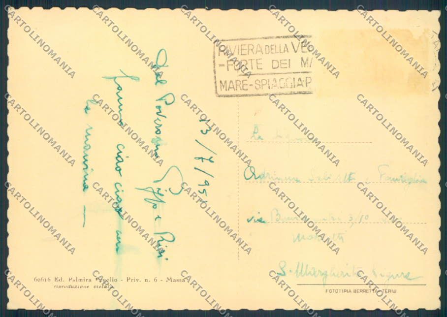 Massa Ronchi FG cartolina ZF4332 – retro