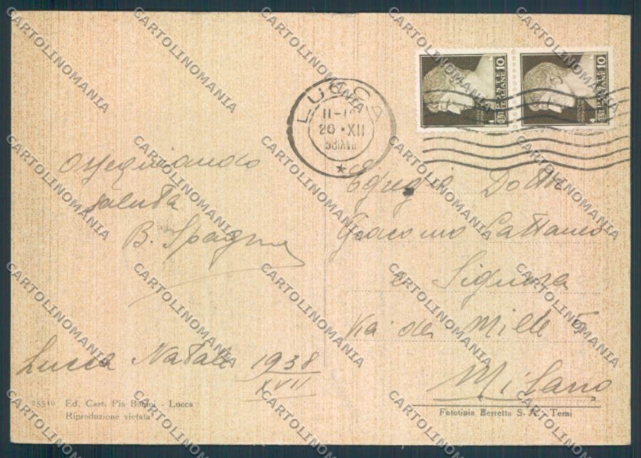 Lucca città FG cartolina ZF4352 – retro