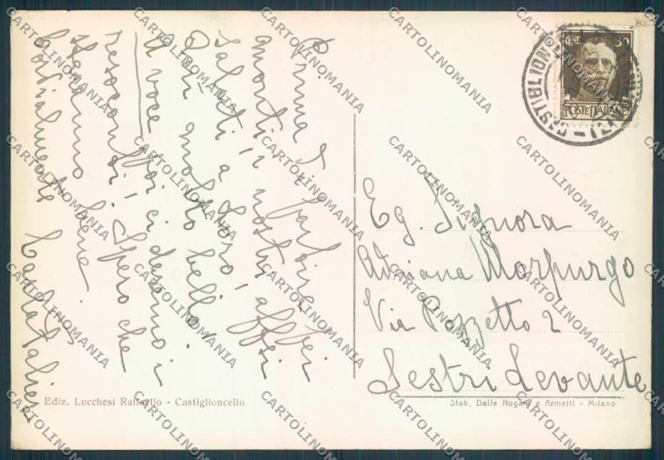 Livorno Castiglioncello foto FG cartolina ZF4361 – retro