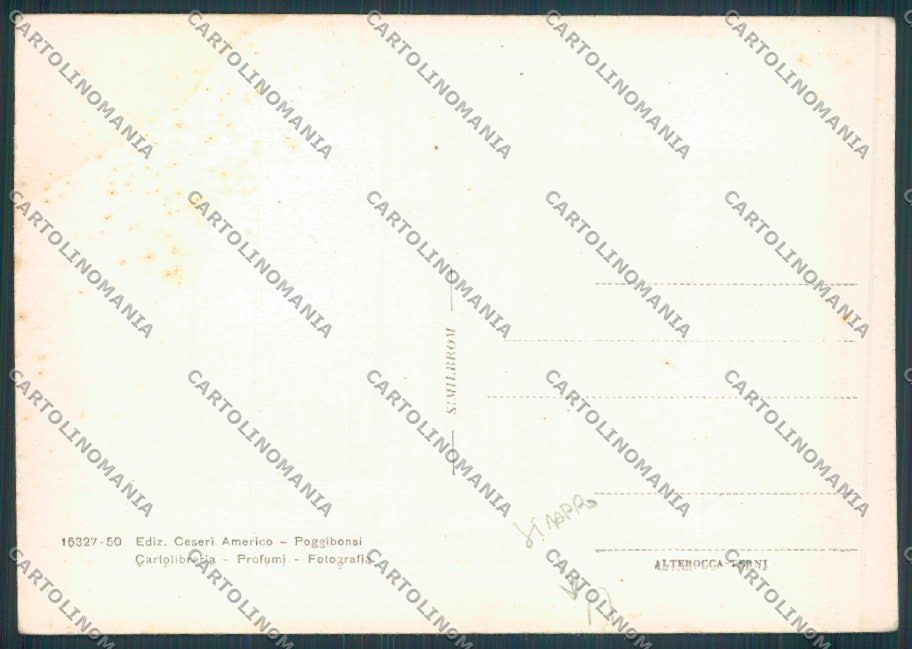 Siena Poggibonsi STRAPPINO FG cartolina ZF4425 – retro
