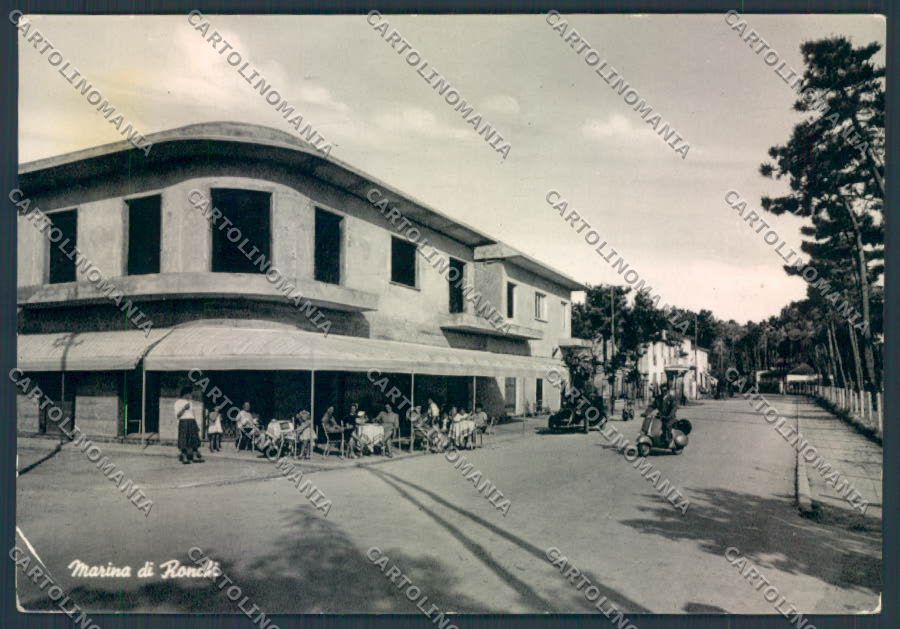 Massa Carrara Marina Ronchi Vespa PIEGHINA foto FG cartolina ZF4462 – fronte