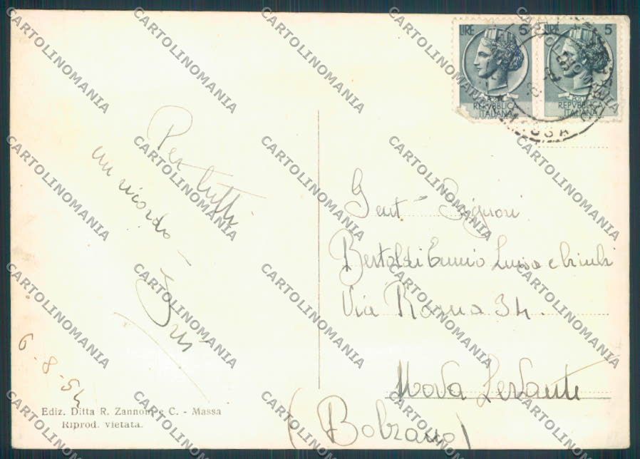 Massa Carrara Marina Ronchi Vespa PIEGHINA foto FG cartolina ZF4462 – retro