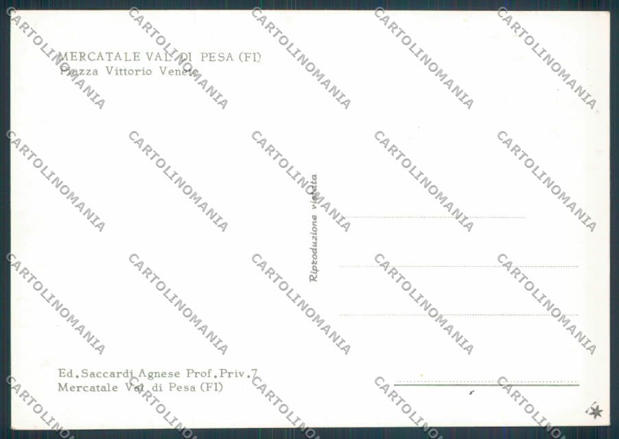 Firenze Mercatale Val di Pesa foto FG cartolina ZF4464 – retro