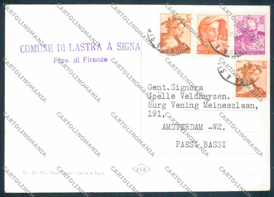 Firenze Lastra a Signa foto FG cartolina ZF4499 – retro