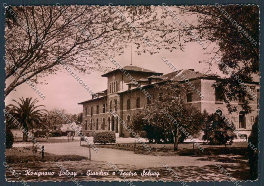 Livorno Rosignano Solvay foto FG cartolina ZF4510 – fronte