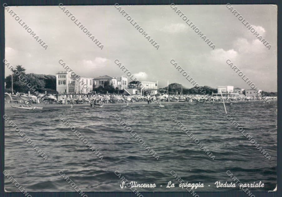 Livorno San Vincenzo foto FG cartolina ZF4515 – fronte