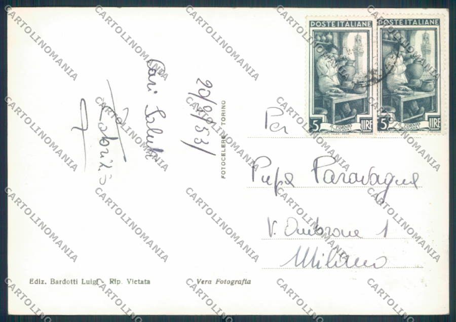 Firenze Certaldo foto FG cartolina ZF4535 – retro