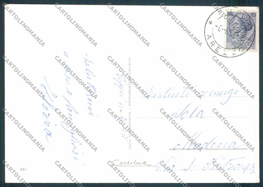 Arezzo Poppi foto FG cartolina ZF4545 – retro