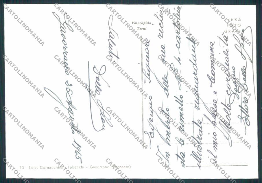 Grosseto Gavorrano foto FG cartolina ZF4562 – retro