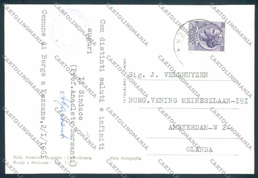 Lucca Borgo a Mozzano foto FG cartolina ZF4568 – retro
