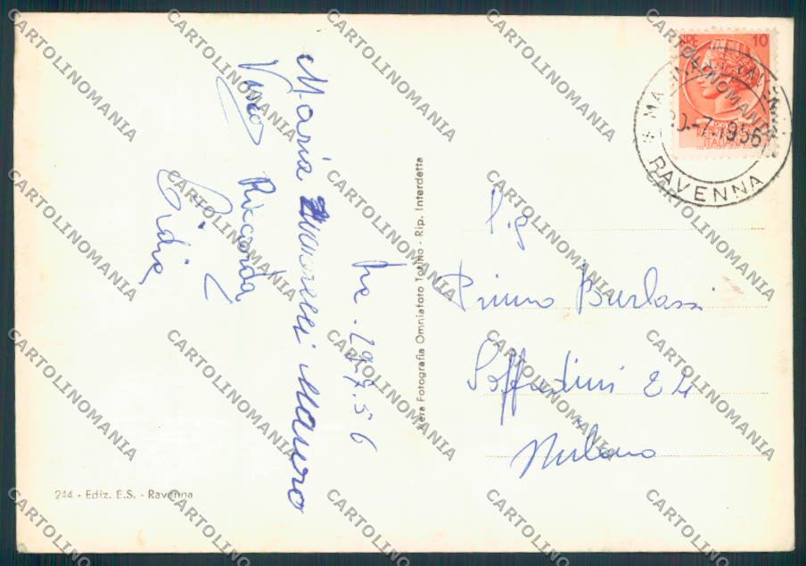 Ravenna Marina di foto FG cartolina ZF4691 – retro