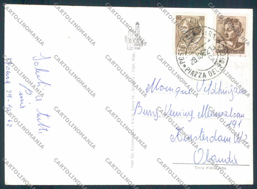 Ravenna Faenza foto FG cartolina ZF4745 – retro