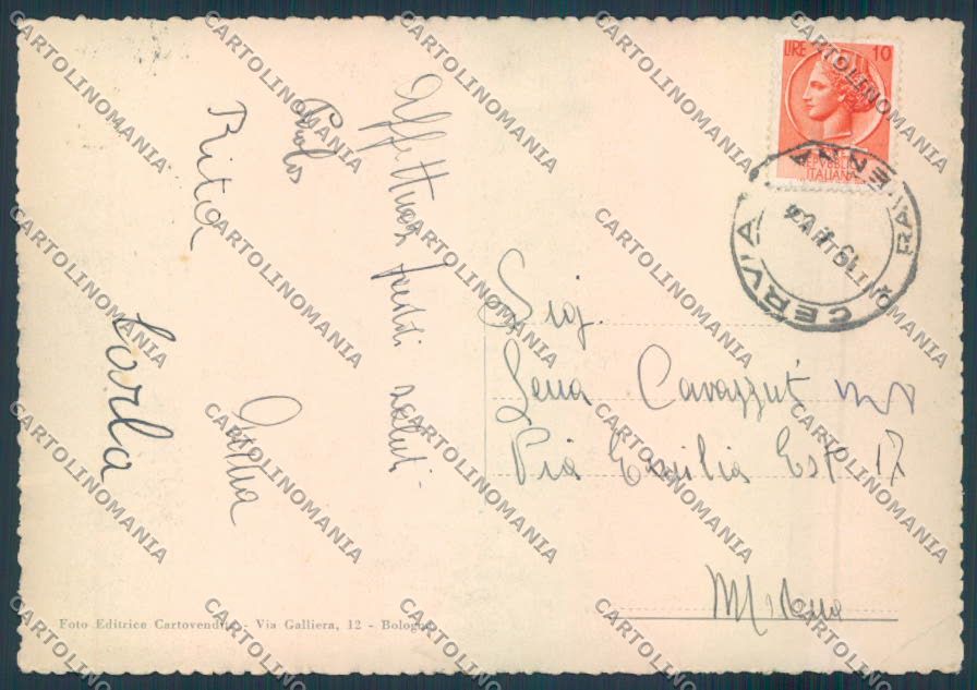 Ravenna Cervia Milano Marittima FG cartolina ZF4772 – retro