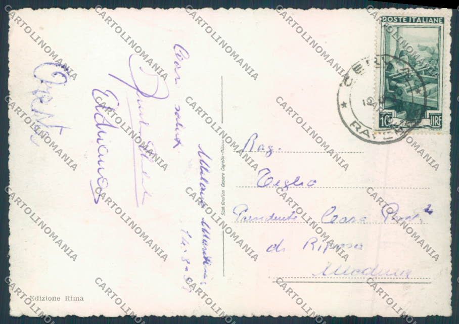 Ravenna Cervia Milano Marittima FG cartolina ZF4776 – retro