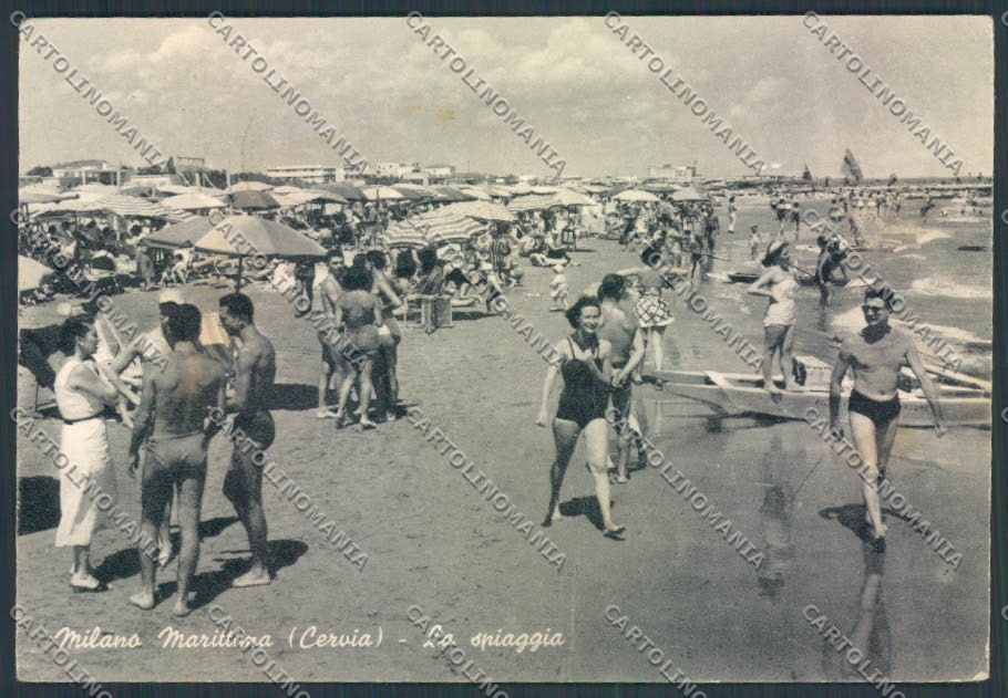 Ravenna Cervia Milano Marittima PIEGA FG cartolina ZF4781 – fronte