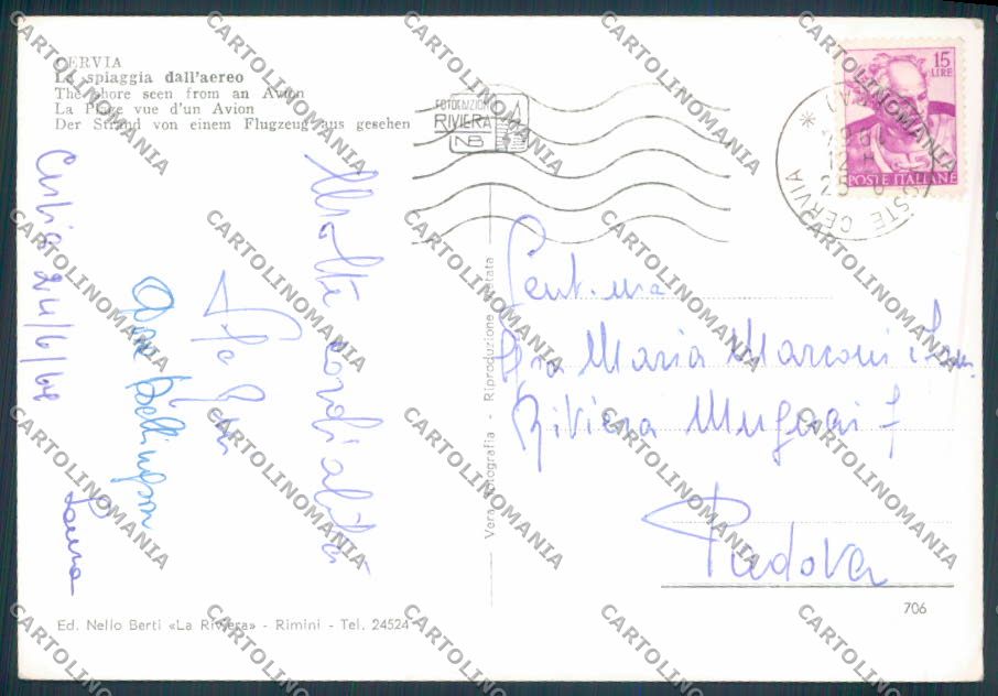 Ravenna Cervia foto FG cartolina ZF4791 – retro