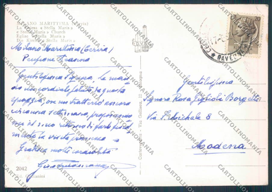 Ravenna Cervia Milano Marittima foto FG cartolina ZF4795 – retro