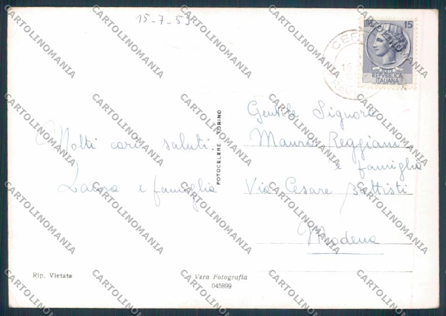 Ravenna Cervia Milano Marittima foto FG cartolina ZF4803 – retro
