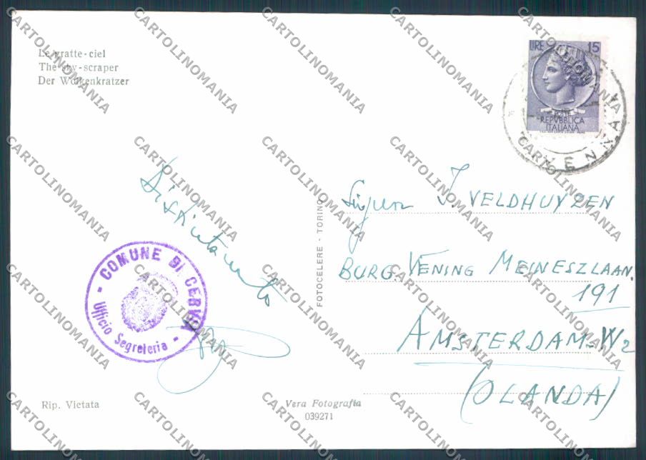 Ravenna Cervia Milano Marittima foto FG cartolina ZF4815 – retro