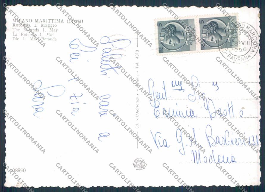 Ravenna Cervia Milano Marittima foto FG cartolina ZF4826 – retro