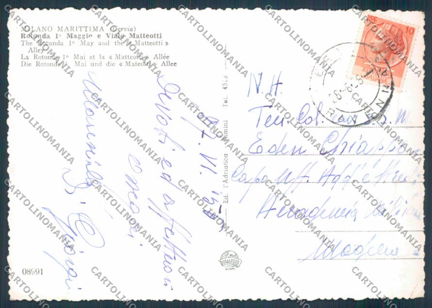 Ravenna Cervia Milano Marittima foto FG cartolina ZF4832 – retro