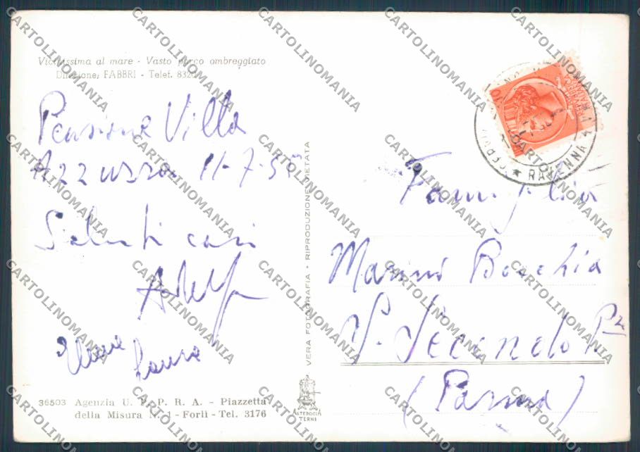 Ravenna Cervia Milano Marittima foto FG cartolina ZF4833 – retro